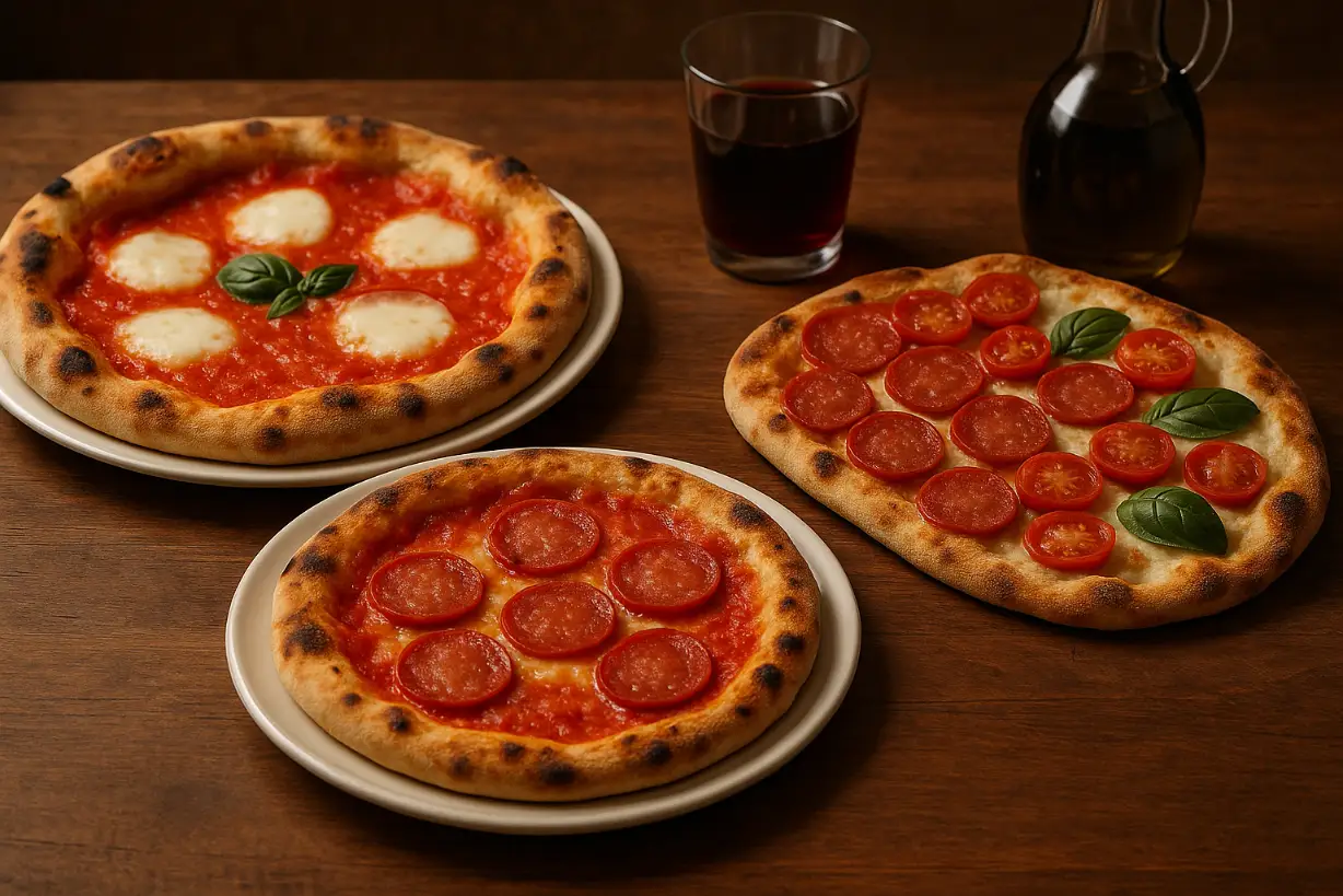 Napoli vs. Roma: kuidas erinevad pizza Napoletana, pizza Romana ja pinsa?