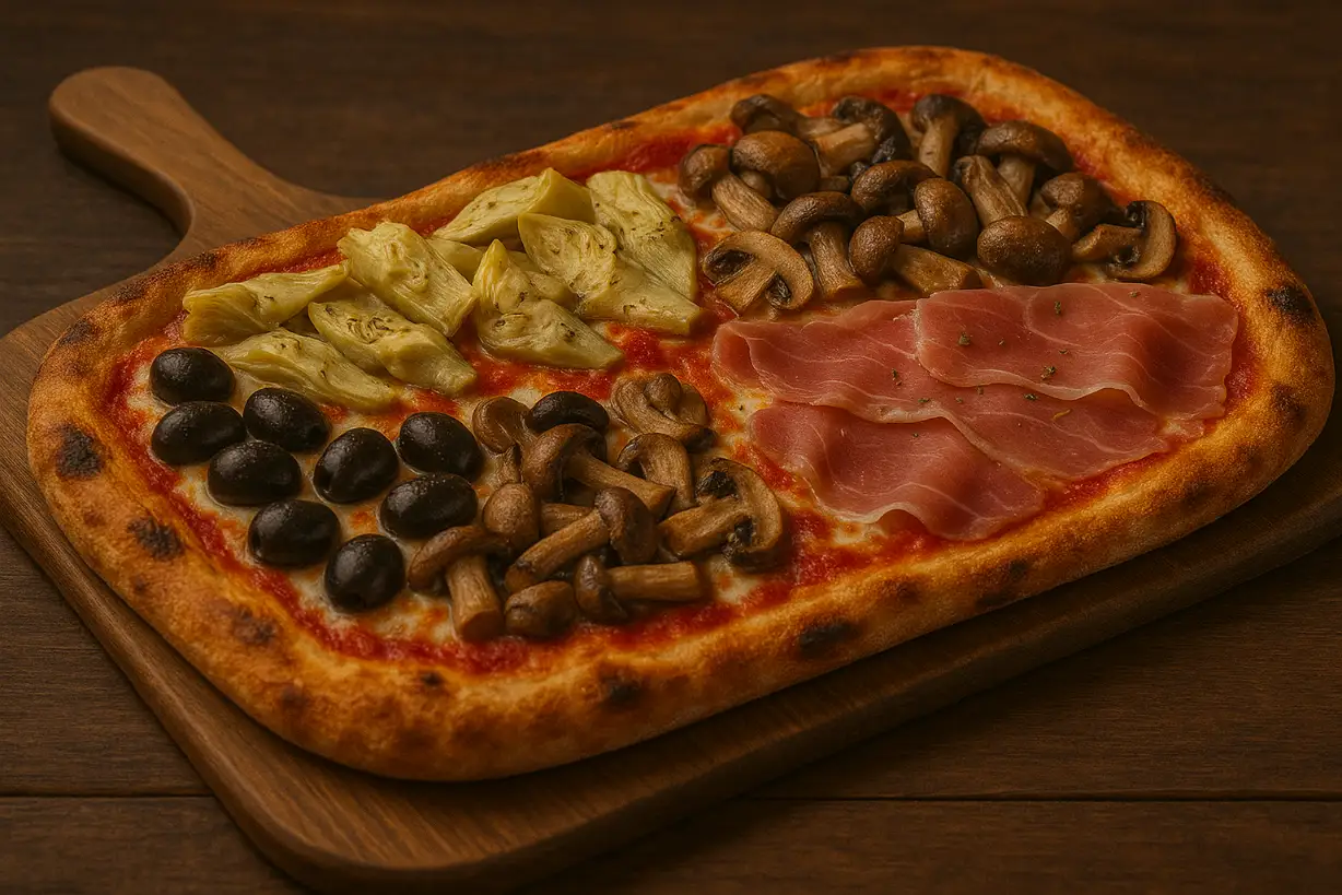 Pinsa Romana Quattro Stagioni  sügise metsakülaline